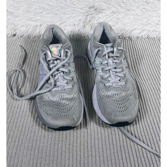 ASICS Gel-Kayano 28 Shoes Womens Size 8.5 Gray Silver Running Stability 1012B133 - Picture 1 of 13